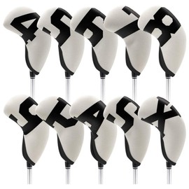 Wanjorlay Golf Covers, Neoprene Golf Covers Set, Golf Club Head Covers for Clubs, Suitable for All Brands Golf Covers, D