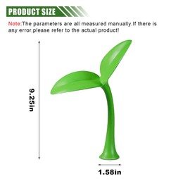 3D Car Roof Grass Bean Sprouts Sticker, Lovely Bumper Hood Stickers, Creative Car Roof Sapling Car Exterior Stickers, Auto Exterior Decal for Roof Hood Bumper Trunk