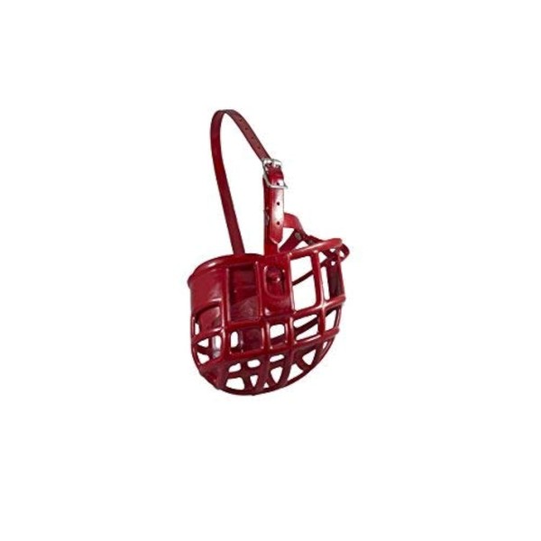 Birdwell Enterprises - Plastic Dog Muzzle with Adjustable Plastic Coated