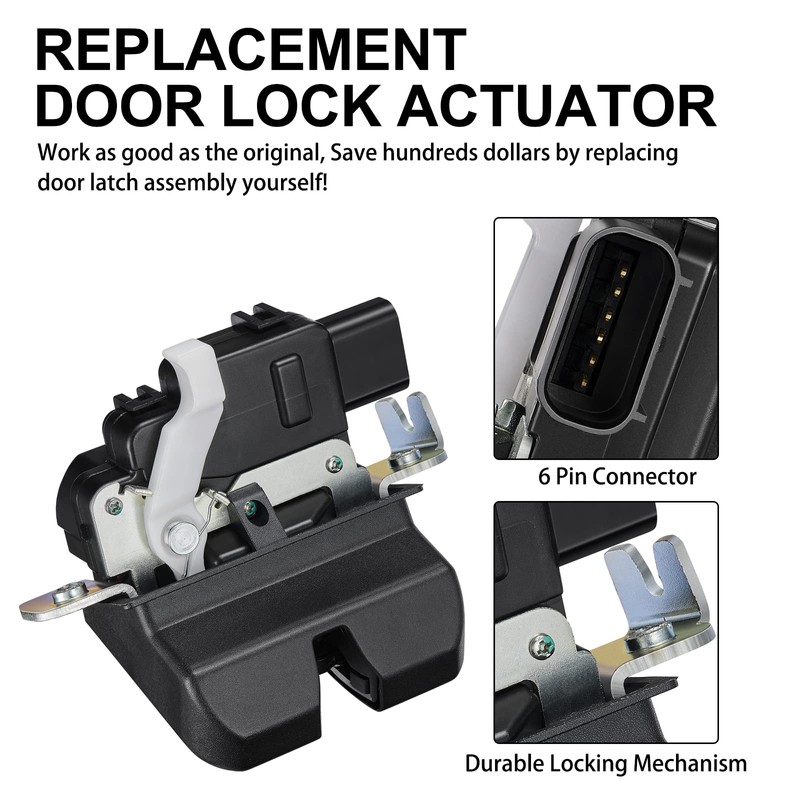 SYERAL Tailgate Latch Assembly Trunk Lid Actuator 81230-C5000 Compatible for