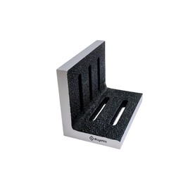 Buyohlic Precision Caste Iron Slotted Angle Plate 110 x 89 x 75 mm -Stress Relieved Milling angle plate