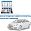 OAUTOO 178pcs fits Chevy Cruze 2011-2016 Auto Body Interior and