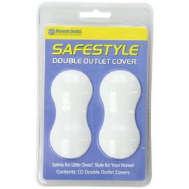 Parent Units SafestyleDouble Outlet Cover, 2-Count