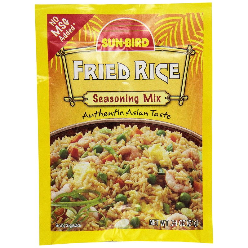 Sun Bird, Seasoning Mix Fried Rice, 0.74 Oz