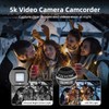 ORDRO 5K Video Camera Camcorder WiFi Night Vision Vlogging Camera
