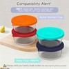 Sophico Sophico Round Silicone Storage Cover Lids Replacement for Anchor