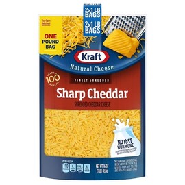 Kraft Sharp Cheddar Finely Shredded Cheese, 2 pk./1 lb.