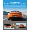 KAWA 2K Tiny Dash Cam, 1296P QHD Mini Car Camera