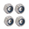TA-VIGOR 4Pcs M10 x 1.5mm Nylon Hex Lock Nuts, 304