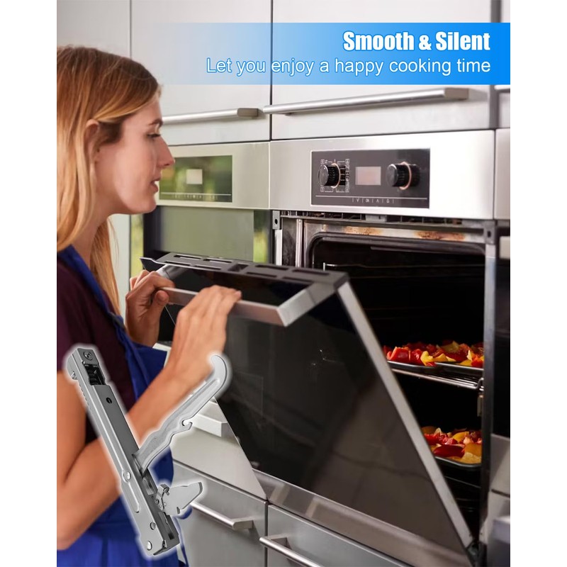 Upgrade Oven Door Hinge Compatible with Frigidaire Kenmore and Sears