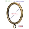 Curtain Ring Metal 28-Pcs 2.0 Inch Inner Diameter with Eyelets