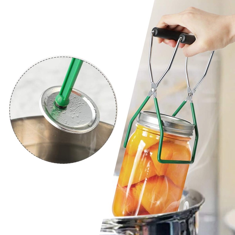 6 Pcs Canning Kit Canning Funnel Tong Bubble Popper Jar