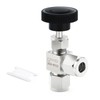 TAISHER 1PCS 304 Stainless Steel Compression Tube Square 90 Degree