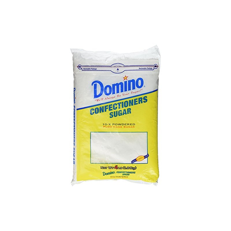 Domino Confectioners Sugar 10X Powdered Pure Cane Sugar, 4 Lb