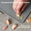 KOFRAND Plastic Cutting Boards with Grinding Area and Measurement, Cutting