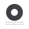LANZZAS Pelletrohr Wall Rosette with 70 mm Rim for Diameter