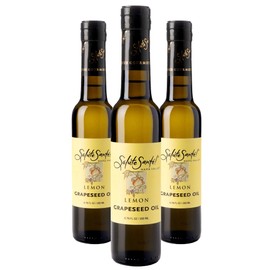 Salute Santé! Lemon Infused Grapeseed Oil — vegetable oil, cooking oil, grapeseed oil — Light Lemon Aroma, Finishing & Marinades, Sautéing and Roasting Gourmet kitchen essential for everyday cooking.