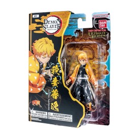BANDAI Ultimate Legends Zenitsu Agatsuma Action Figure | 12.5cm Zenitsu Anime Figure With 27 Points Of Articulation And Accessories | Gift Collectable Demon Slayer Anime And Manga Merch Figures