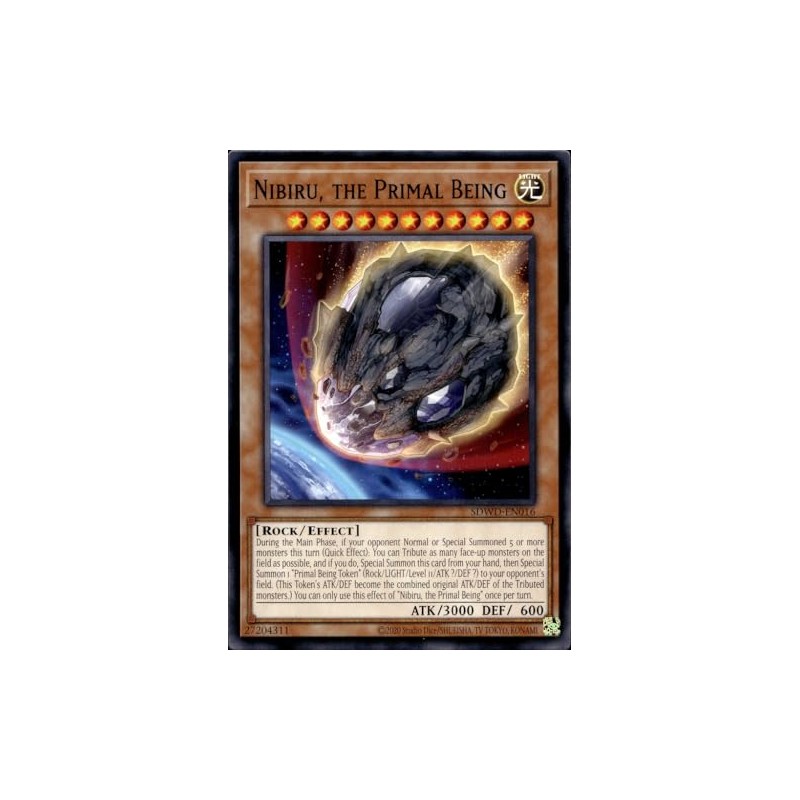 Nibiru, The Primal Being (Unlimited Misprint) - SDWD-EN016 - Common