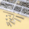 640-Piece M4 Screws Set, Pan Head Allen Screws Nuts Set,