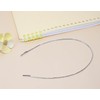 ONLYKXY 30pcs Glitter Elastic Cords with Metal Ends Soft Stretch
