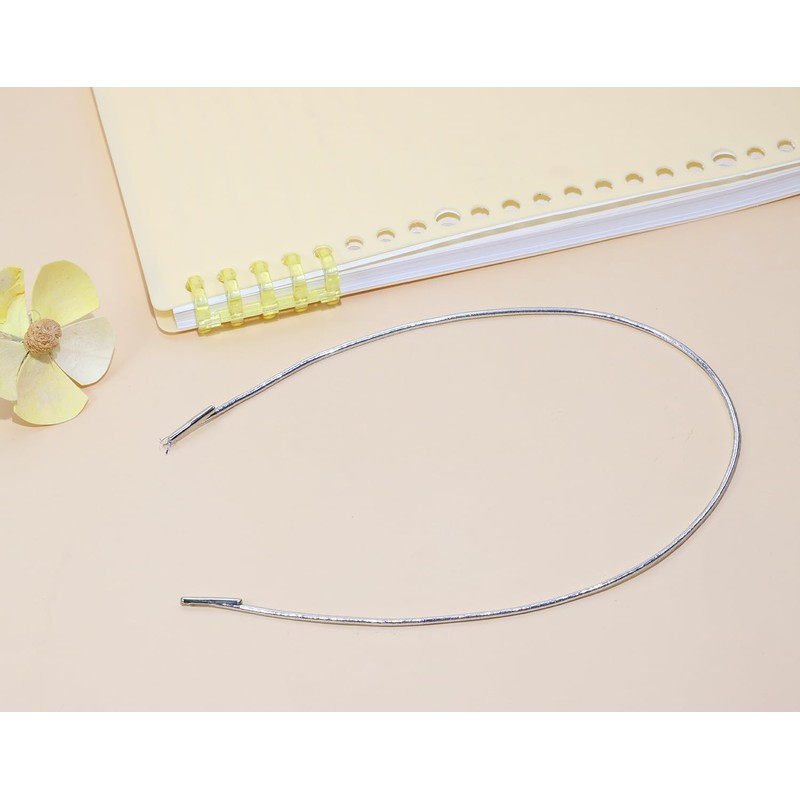 ONLYKXY 30pcs Glitter Elastic Cords with Metal Ends Soft Stretch