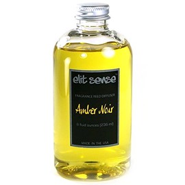 Elit Sense Amber Noir Refill Oil for Reed Diffuser, 8 oz - Made in USA
