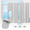 Portable Air conditioner Window Kit, Adjustable Vertical/Horizontal Sliding Window Kit