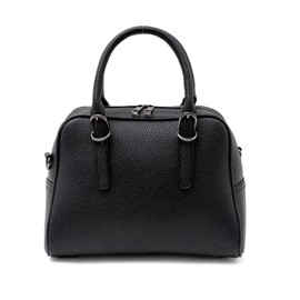 VITAFELICE Inb-10036p Women's Mini Boston Bag, Belt Handle, 2-Way, Black