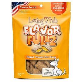 Loving Pets Flavorfullz Filled Treats for Dogs, Cheese 6 oz.
