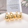 Aleasha 18K Earrings Dupes Small Chunky Earrings for Women 18K