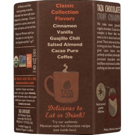 Taza Chocolate Organic Mexicano Disc Stone Ground, Classic Collection Variety Pack, 2.7 Ounce (6 Count)