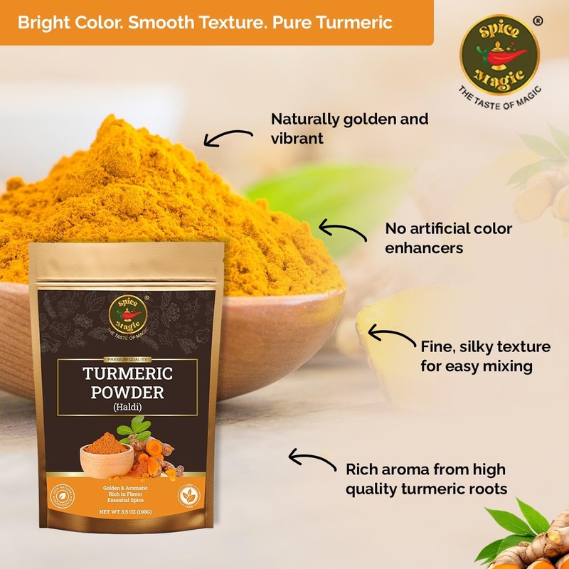 Spice Magic Turmeric Powder – 3.5 oz (100 g) |