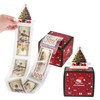 FERGONO Money Box for Cash Gift Pull, Merry Christmas Money