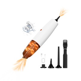 MARLALL Car Vacuum Portable Cordless Handheld Vacuum Cleaner, Rechargeable Dust Buster, 20000PA High Power Strong Suction/Air Blower Small Vacuum Cleaner for PC Cleaning-White