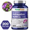 NusaPure Astragalus 15,000mg Per Caps 200 Veggie Capsules (Vegetarian)