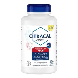 Citracal Maximum Plus Citrato de Calcio + Vitamina D3 180 Capsulas