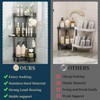 Consumest Corner Shower Caddy Standing - 3-Tier Stainless Steel Shower