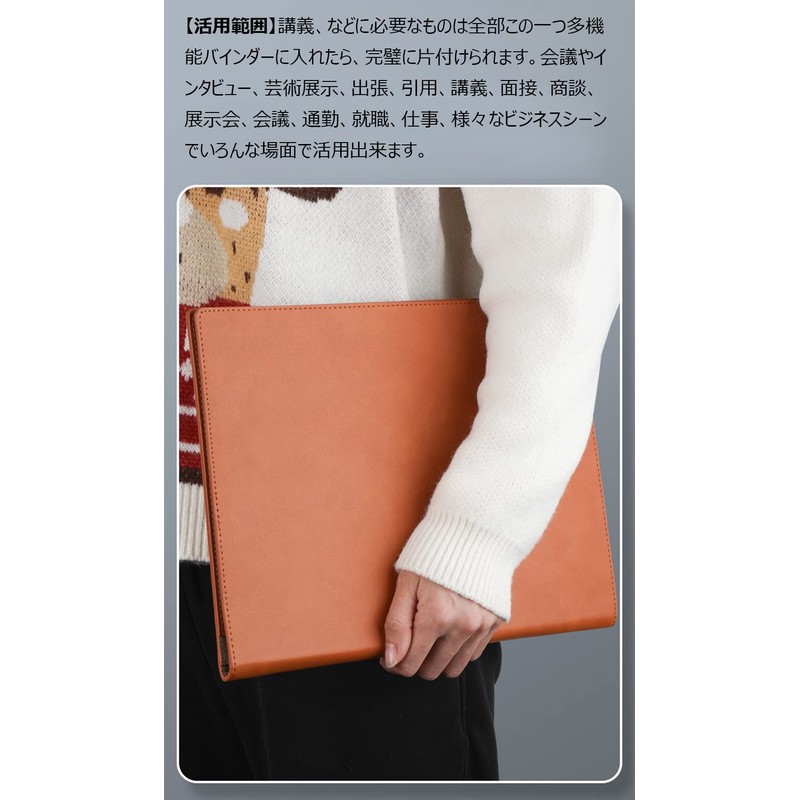 Costowns Ct-83 Bi-Fold Binder Clipboard, A4, Clip File, Thick, Hand,