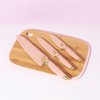 Paris Hilton Reversible Bamboo Cutting Board and Cutlery Set with
