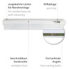 FRANZ MENSCH Hygostar Catch-ball System, Noteboard, White, Length: 22 cm,