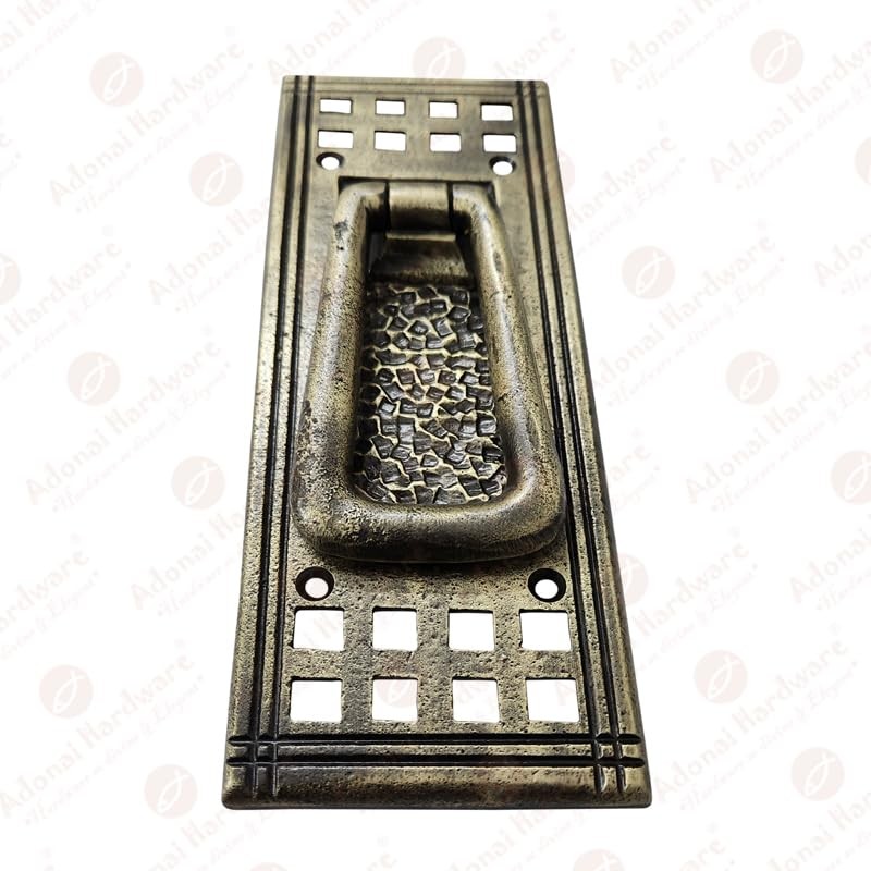 Adonai Hardware "Joppa" Antique Cast Iron Door Knocker (Antique Brass)