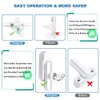 Window Sash Jammer Locks Set 2 PCS Window Locks and