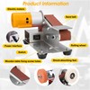 Mornajina Mini Belt Sander for Knife Making, 15 Degree Electric