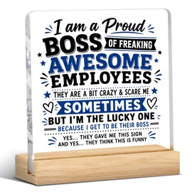 Boss Gifts for Men Inspirational Boss Day Appreciation Gift Acrylic