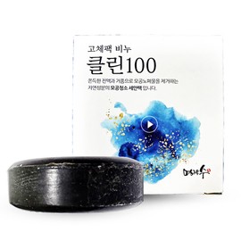 Its Soap Myeongjaksoo Solid Pack Soap 4 Clean 100 Face Wash Cleansing Foam Shampoo Quantity / 명작수 고체팩 비누 4개 클린100 세수 클렌징폼 샴푸 수량