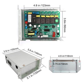 Business Cube Ice Maker Control Board, Industrial Ice Machine Controller Kit, Compatible with Vevor/Coolski/Restisland/Cotlin/Holymuss Split Ice Machines, with 8 Parts in Total