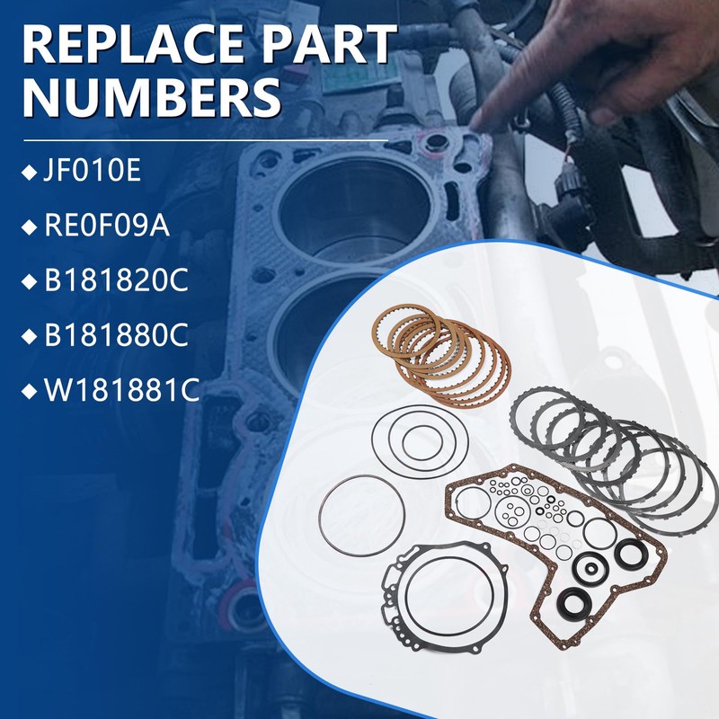 CYCWER JF010E RE0F09A CVT Transmission Master Rebuild Kit Overhaul Kit
