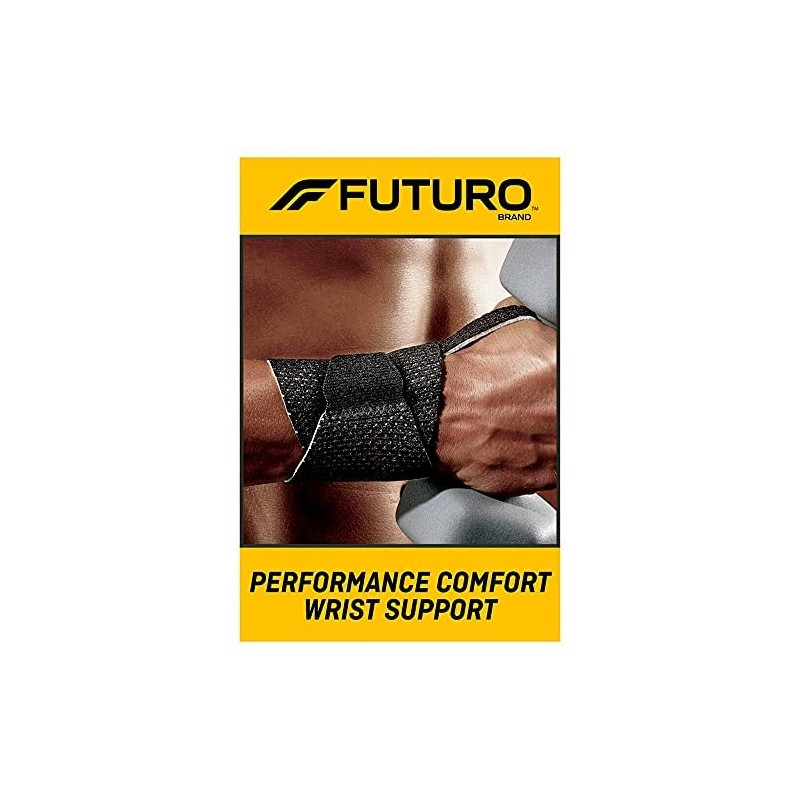 Futuro Sport Reversible and Adjustable Black Wrist Support 1 Pack