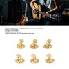 6 Pcs String Tuning Pegs 3L3R High Strength Metal Machine